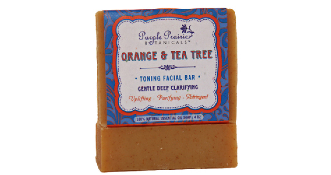 Orange Tea Tree Facial Soap Bar